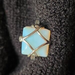 Elegant Silver and Moonstone Women's Ring